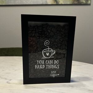 Black Coffee Bean Shadow Box
